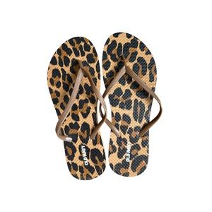 Old Navy Cheetah flip flops